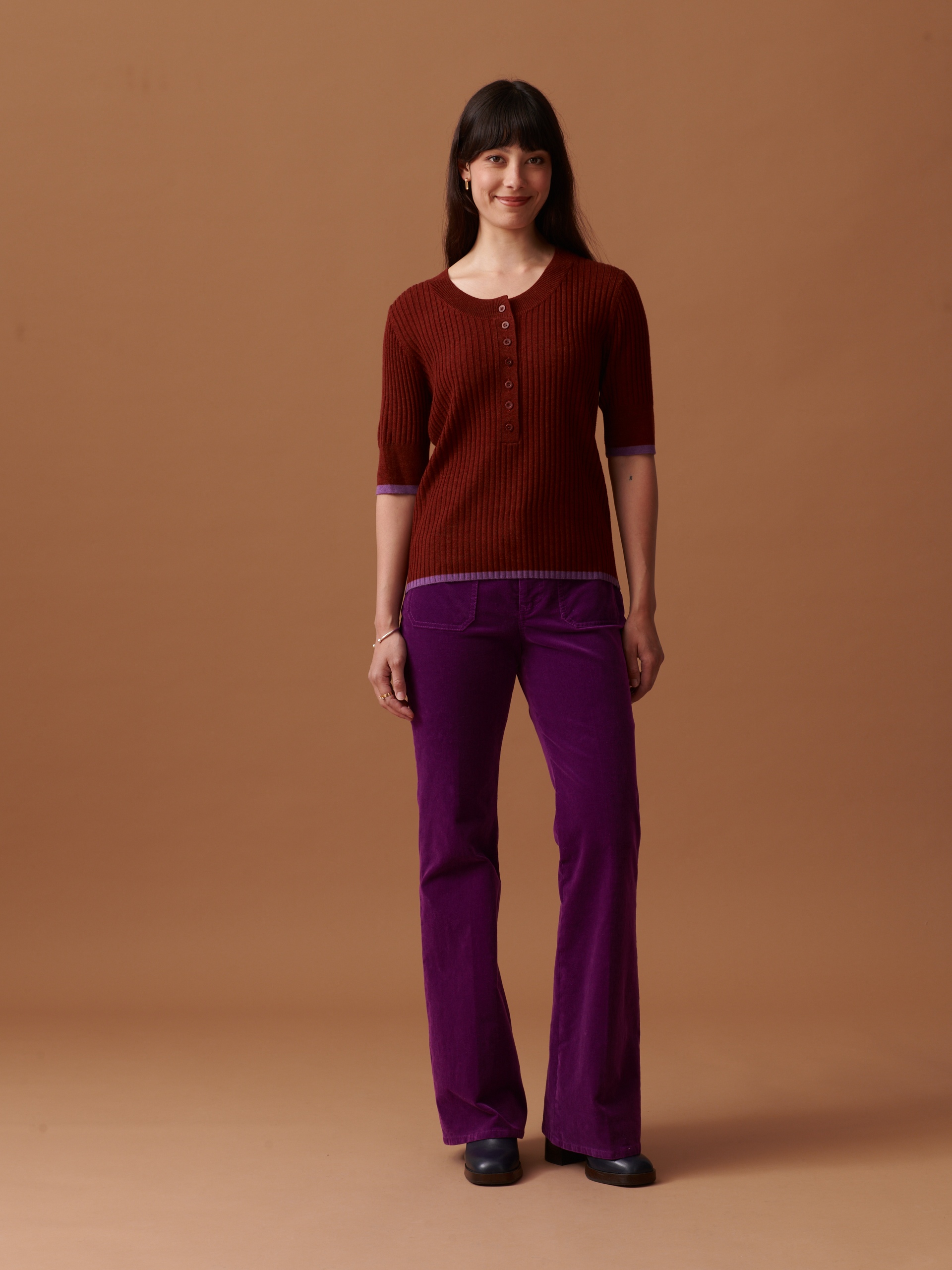 OREN SWEATER -  Cognac , Ready-to-wear Bensimon