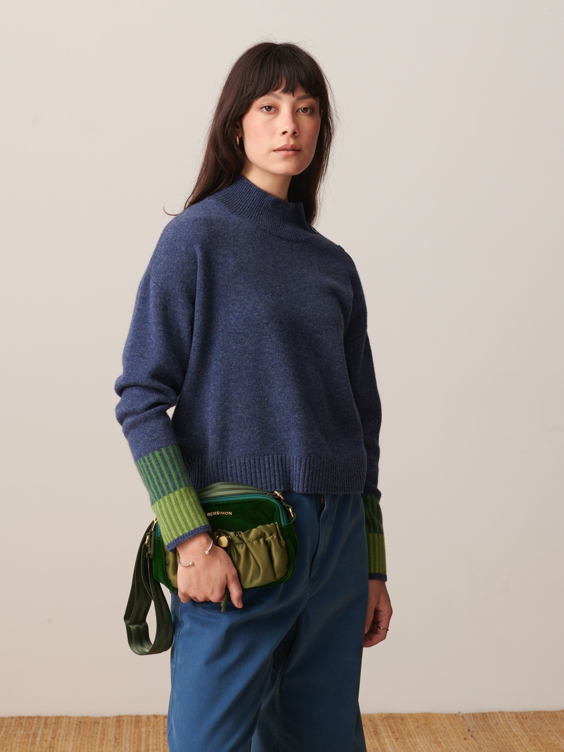 ETTORE SWEATSHIRT -  Denim , Ready-to-wear Bensimon