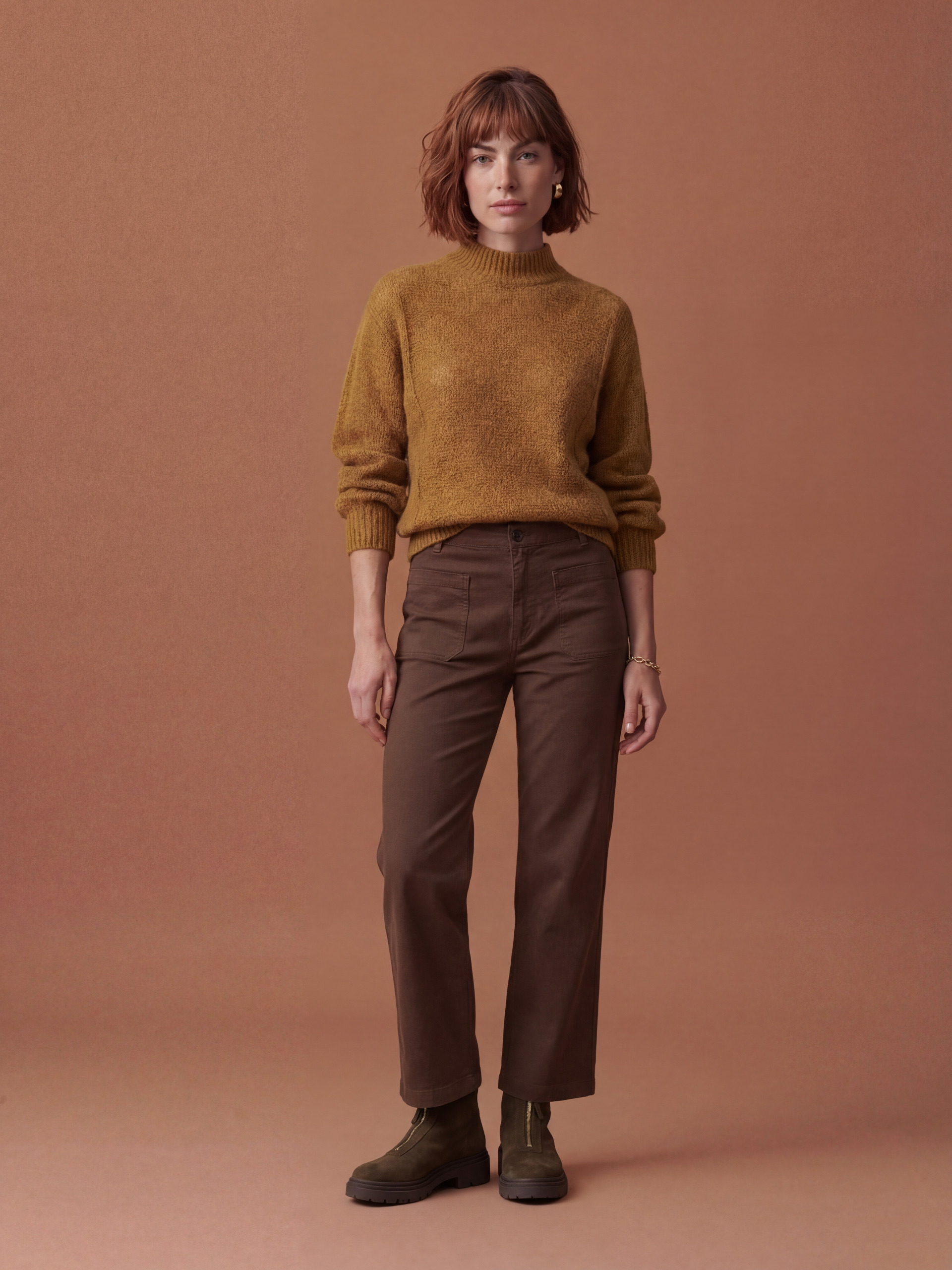 PULL GERMAIN -  Bronze , Ready-to-wear Bensimon