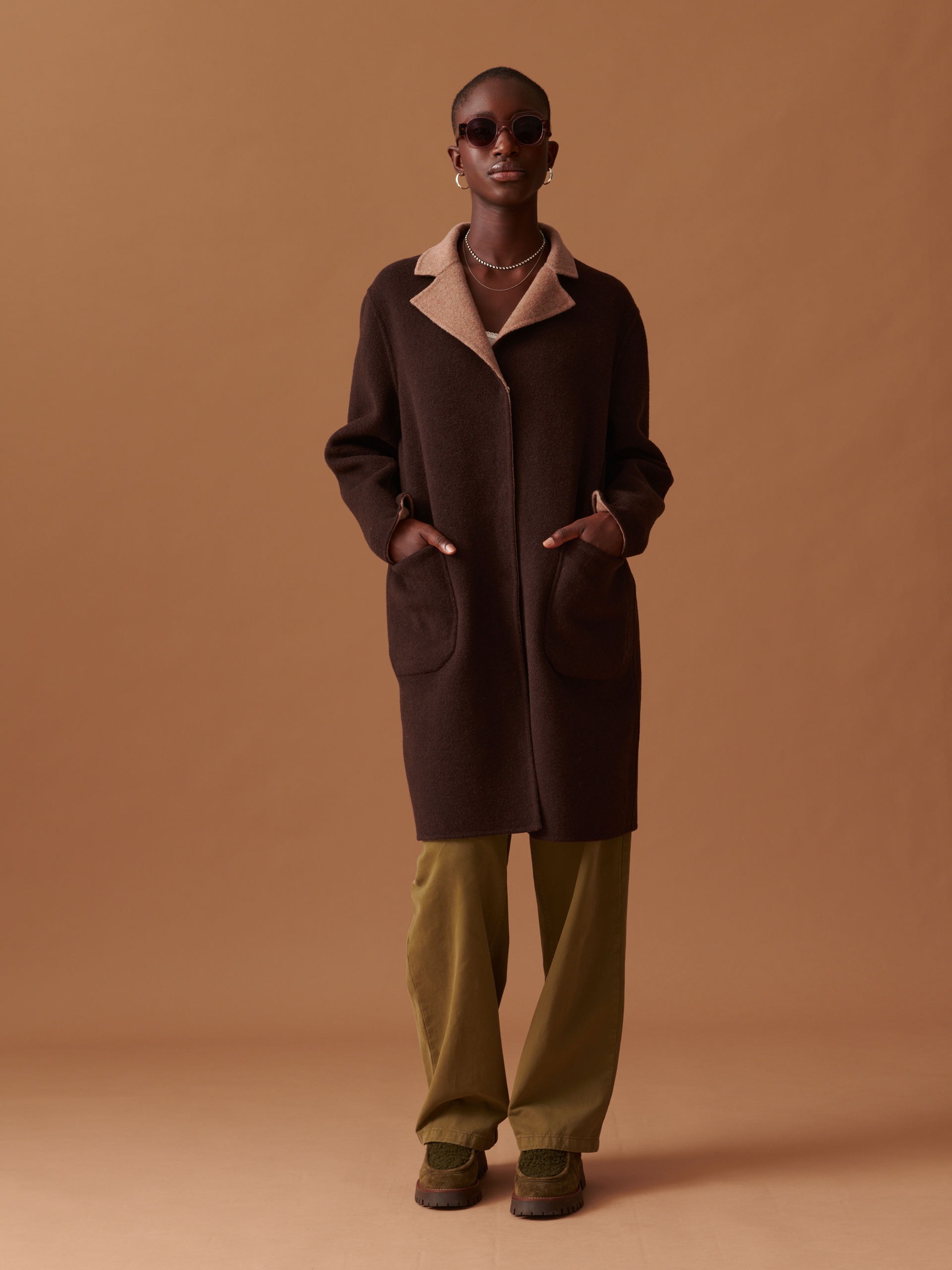 OCEANE COAT -  Sand , Ready-to-wear Bensimon