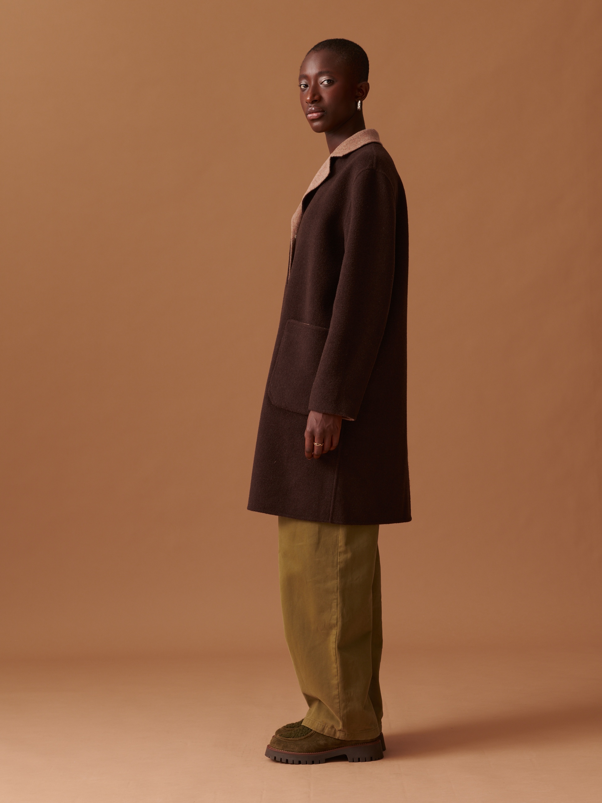 OCEANE COAT -  Sand , Ready-to-wear Bensimon