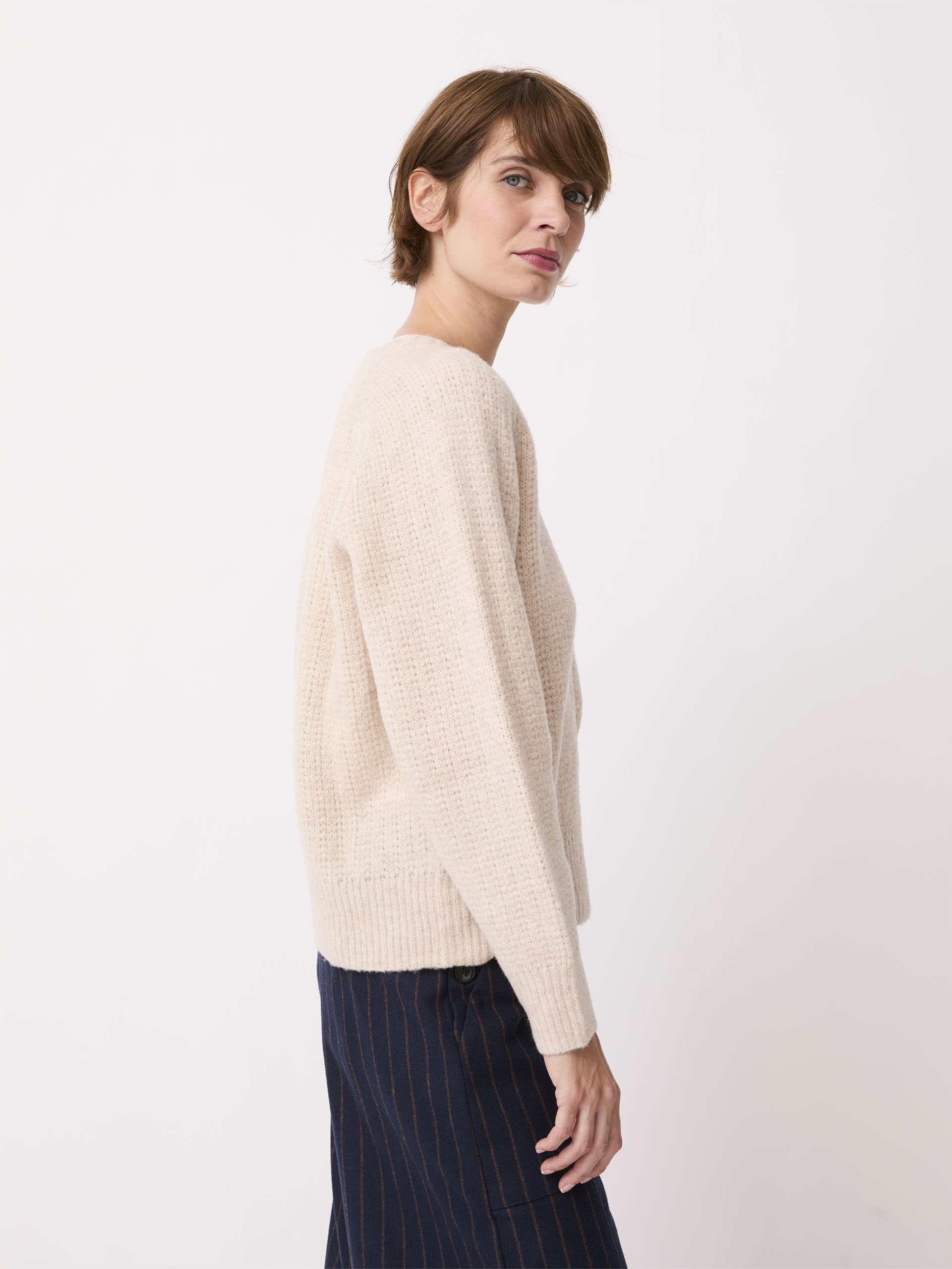 CARDIGAN OTELLO -  Sand , Ready-to-wear Bensimon