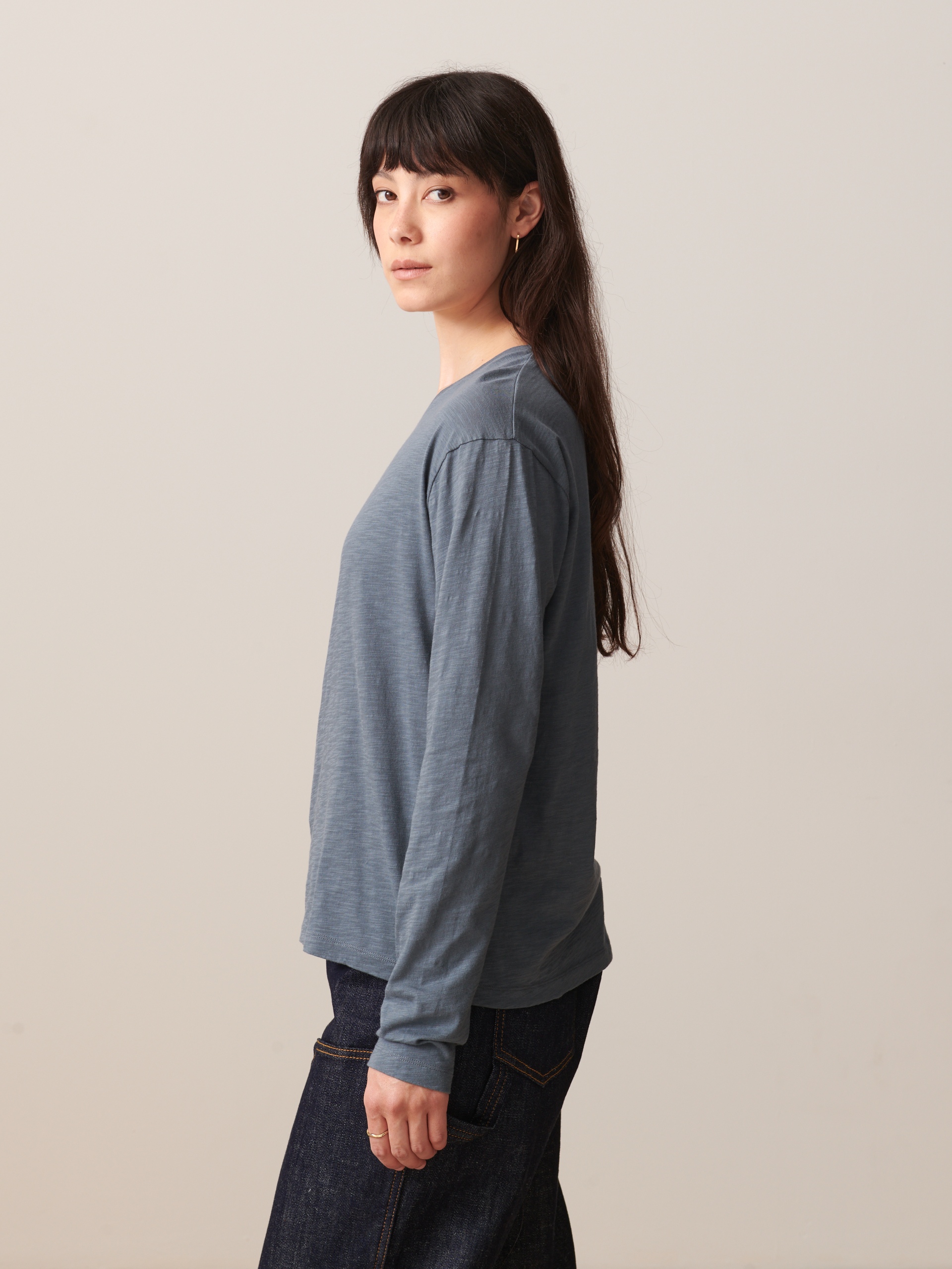 JULY LS T-SHIRT -  Slate , Ready-to-wear Bensimon