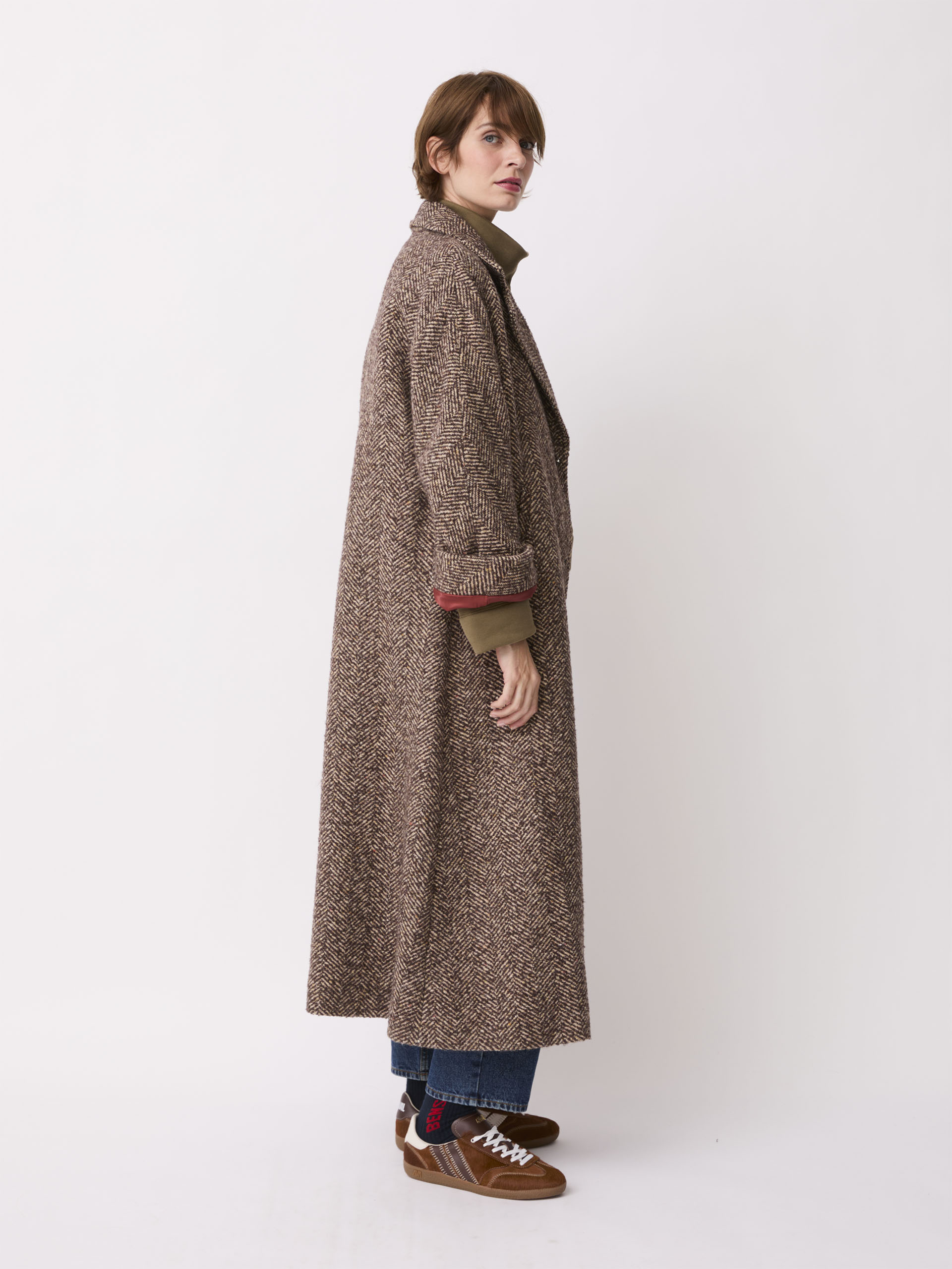 OSENIN COAT -  Chestnut , Ready-to-wear Bensimon