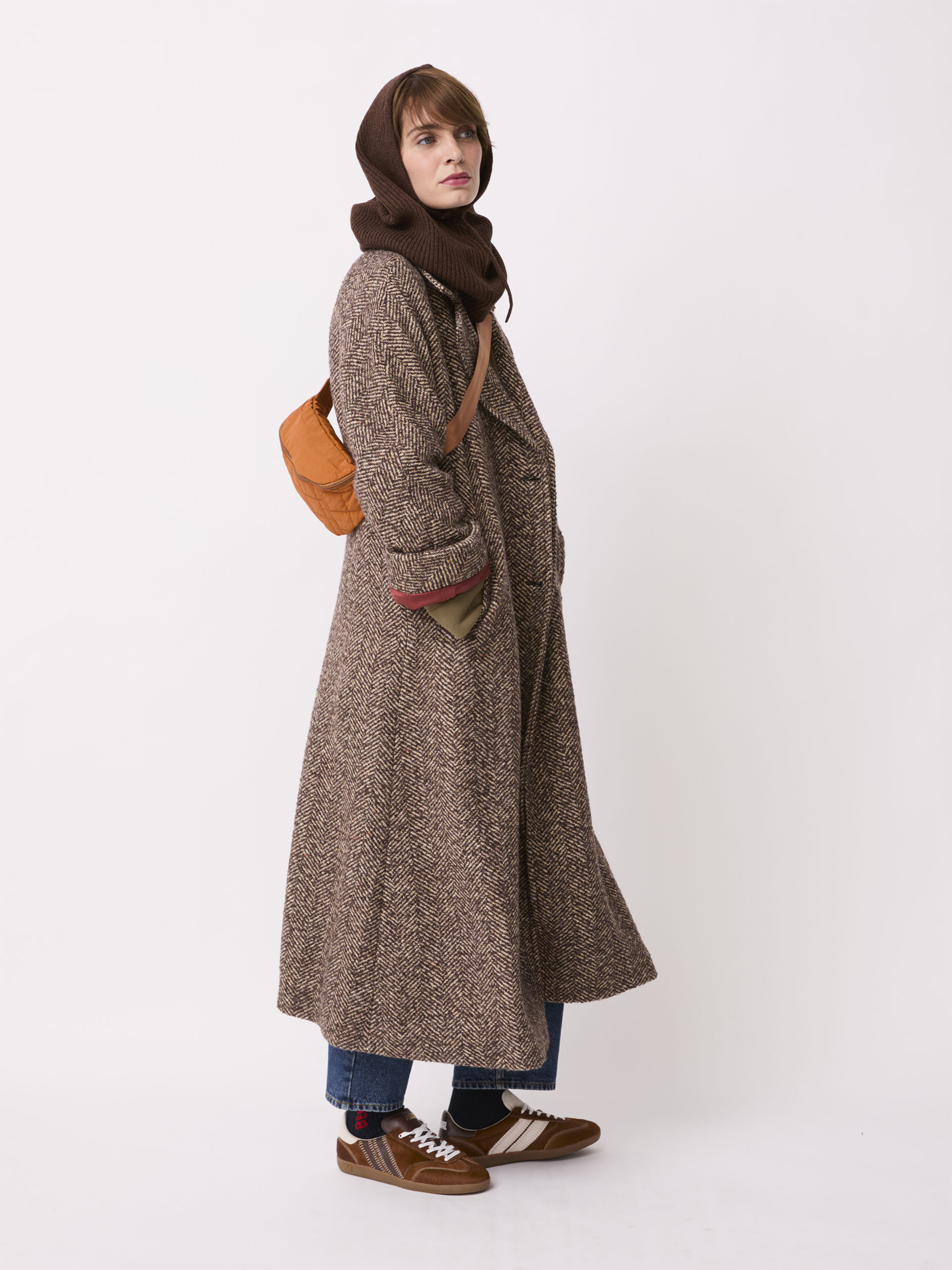 OSENIN COAT -  Chestnut , Ready-to-wear Bensimon