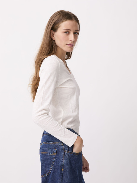 AOUT T-SHIRT -  Ecru , Ready-to-wear Bensimon