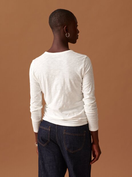 ALEXANDRA T-SHIRT -  Ecru , Ready-to-wear Bensimon