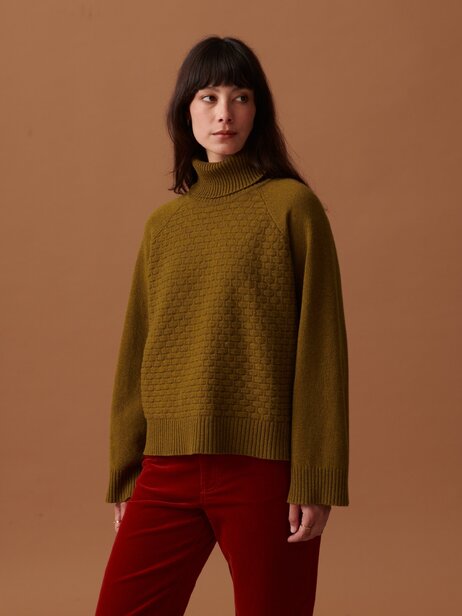 MAGGY SWEATER -  Khaki , Ready-to-wear Bensimon