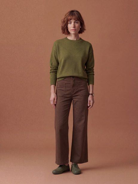 OUDAI SWEATER -  Khaki , Ready-to-wear Bensimon