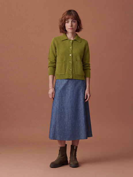 ORIA CARDIGAN -  Khaki , Ready-to-wear Bensimon