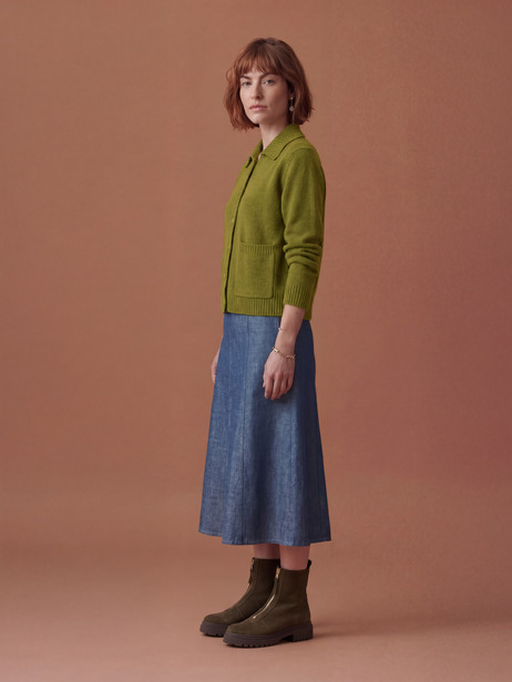 ORIA CARDIGAN -  Khaki , Ready-to-wear Bensimon