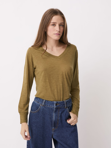 HARRIS T-SHIRT -  Khaki , Ready-to-wear Bensimon