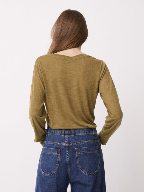HARRIS T-SHIRT -  Khaki , Ready-to-wear Bensimon