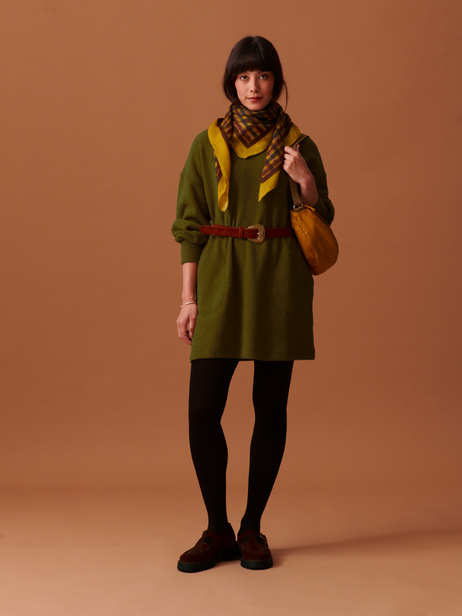 ORELIA DRESS -  Khaki , Ready-to-wear Bensimon