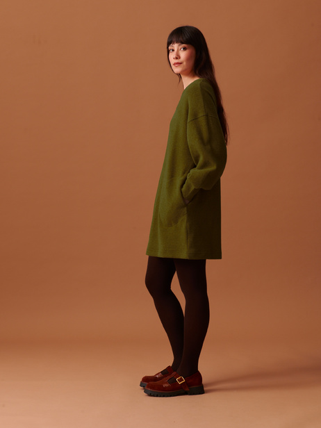 ORELIA DRESS -  Khaki , Ready-to-wear Bensimon 