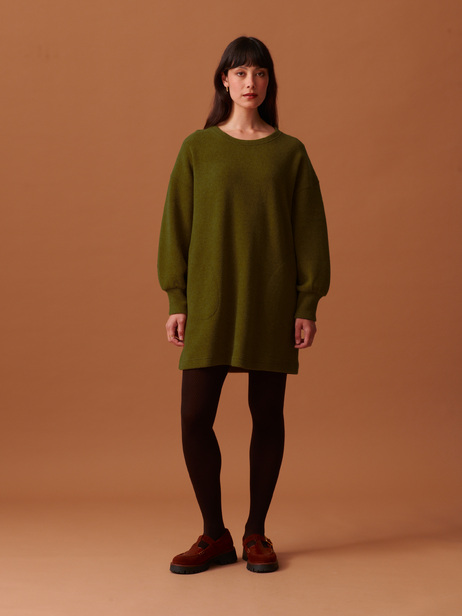 ORELIA DRESS -  Khaki , Ready-to-wear Bensimon