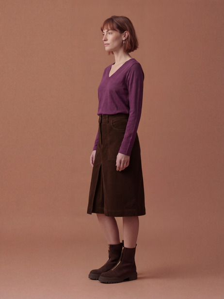 MIA SKIRT -  Hazelnut , Ready-to-wear Bensimon
