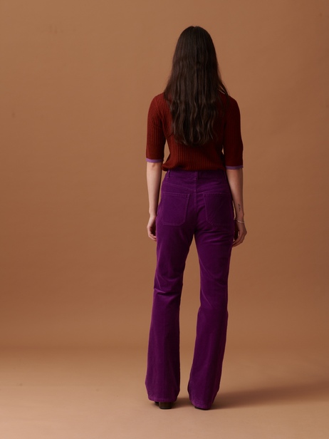 OLIVIO PANTS -  Plum , Ready-to-wear Bensimon