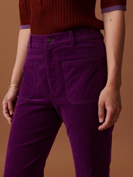 OLIVIO PANTS -  Plum , Ready-to-wear Bensimon