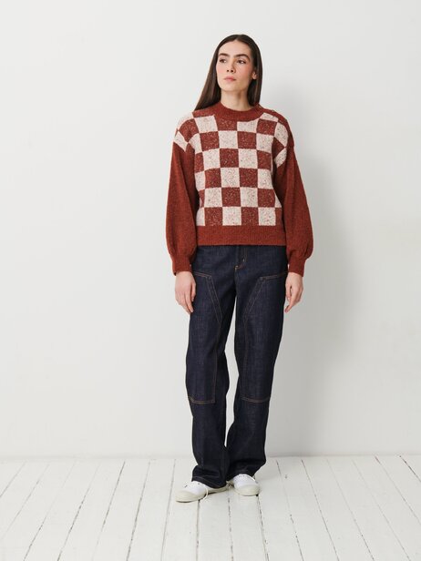 PULL OMRI -  Cognac , Ready-to-wear Bensimon