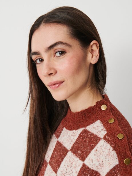 PULL OMRI -  Cognac , Ready-to-wear Bensimon