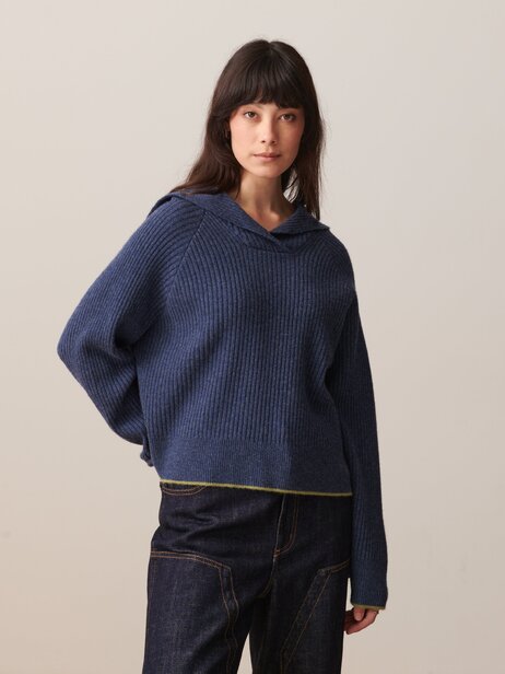 OSCAR SWEATSHIRT -  Denim , Ready-to-wear Bensimon