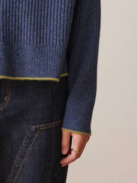 OSCAR SWEATSHIRT -  Denim , Ready-to-wear Bensimon