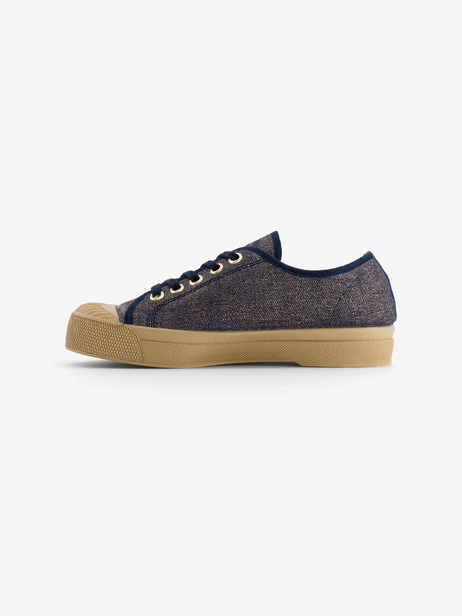 Women's Romy B79 shiny denim sneakers -  Denim , Tennis & Shoes Bensimon