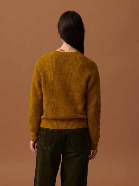 CARDIGAN OTELLO -  Bronze , Ready-to-wear Bensimon