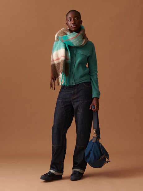 CHECKED SCARF -  Tiles , Ready-to-wear Bensimon 