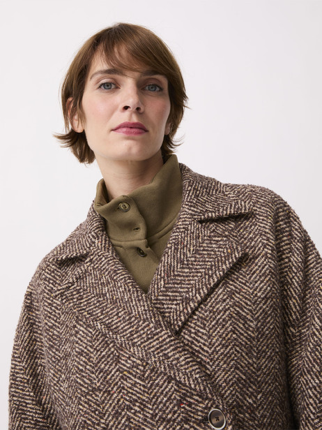 OSENIN COAT -  Chestnut , Ready-to-wear Bensimon