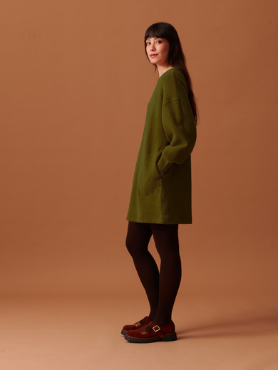 ORELIA DRESS -  Khaki , Ready-to-wear Bensimon