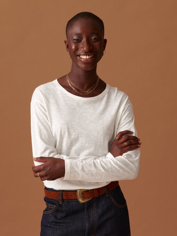 T-SHIRT JULY ML -  Ecru , Ready-to-wear Bensimon