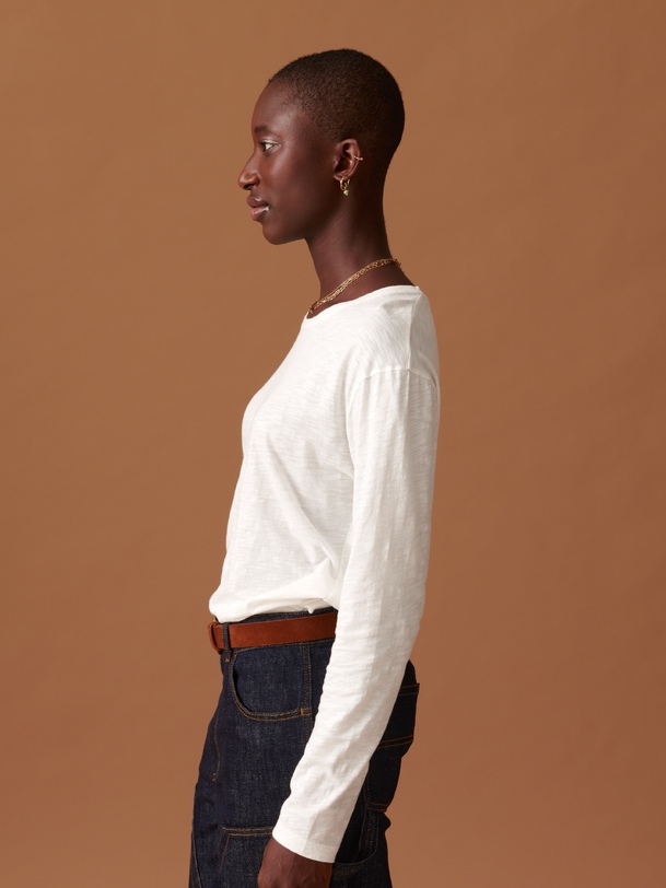 T-SHIRT JULY ML -  Ecru , Ready-to-wear Bensimon