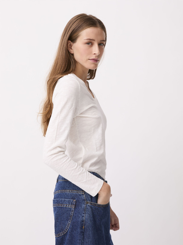 AOUT T-SHIRT -  Ecru , Ready-to-wear Bensimon