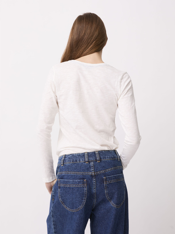 AOUT T-SHIRT -  Ecru , Ready-to-wear Bensimon