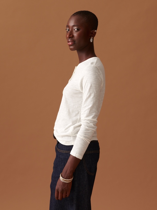 ALEXANDRA T-SHIRT -  Ecru , Ready-to-wear Bensimon