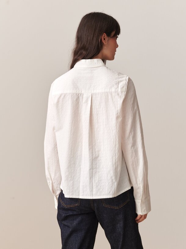 NOEMIE ML SHIRT -  Ecru , Ready-to-wear Bensimon