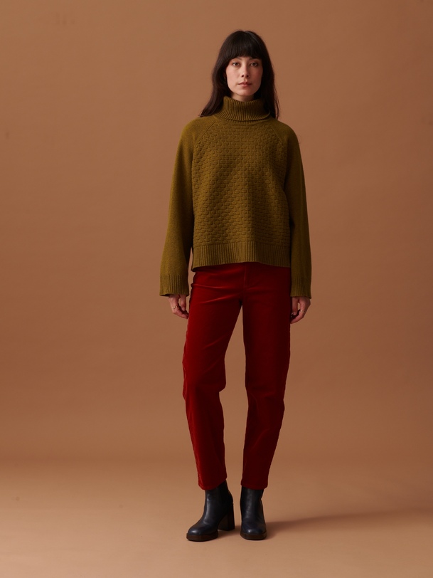 MAGGY SWEATER -  Khaki , Ready-to-wear Bensimon