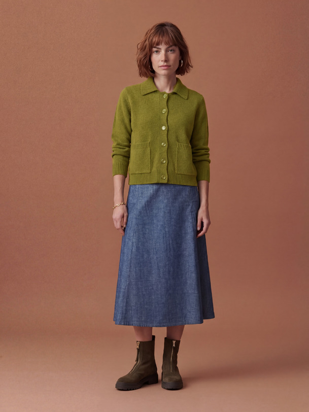 ORIA CARDIGAN -  Khaki , Ready-to-wear Bensimon