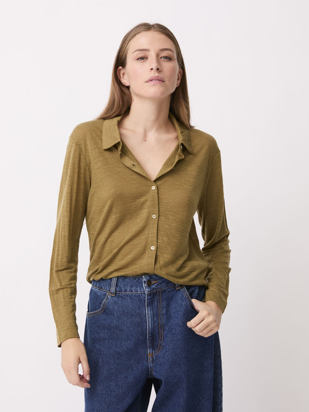 CYLENA SHIRT -  Khaki , Ready-to-wear Bensimon