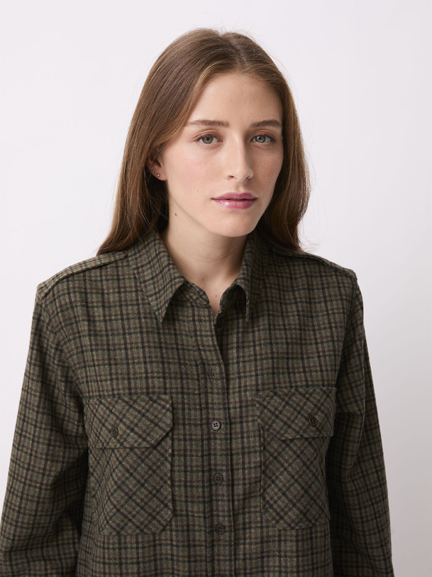 CHEMISE OLEYO -  Khaki , Ready-to-wear Bensimon