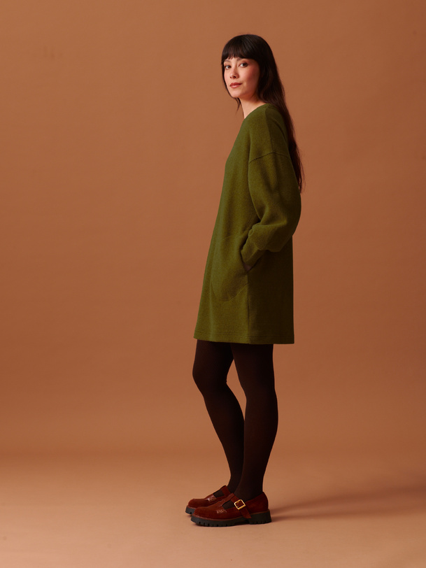 ORELIA DRESS -  Khaki , Ready-to-wear Bensimon