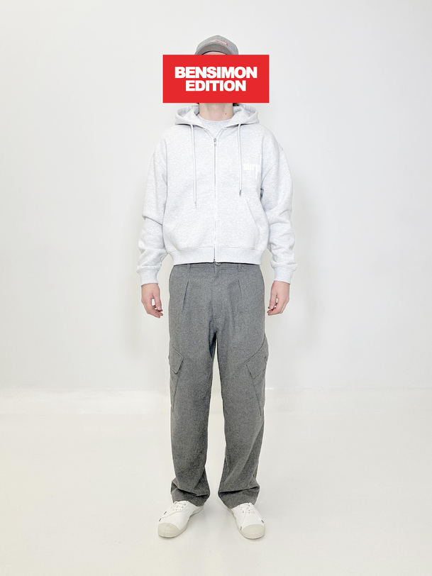 GILET OSH BENSIMON EDITION -  Heather gray , Ready-to-wear Bensimon