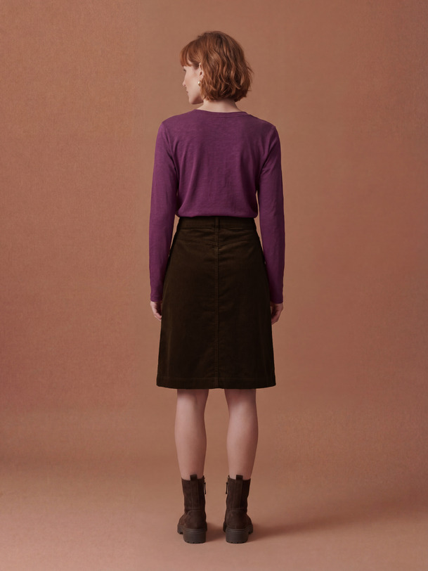 AOUT T-SHIRT -  Plum , Ready-to-wear Bensimon