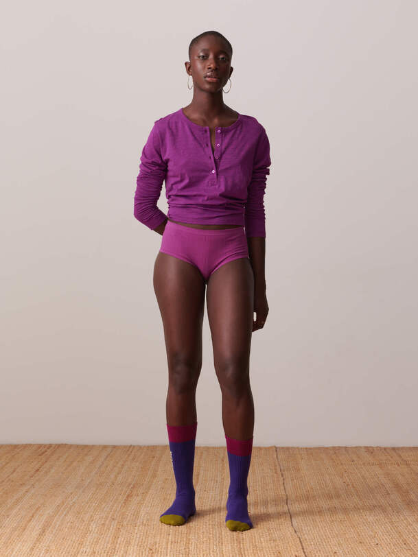 ALEXANDRA T-SHIRT -  Plum , Ready-to-wear Bensimon