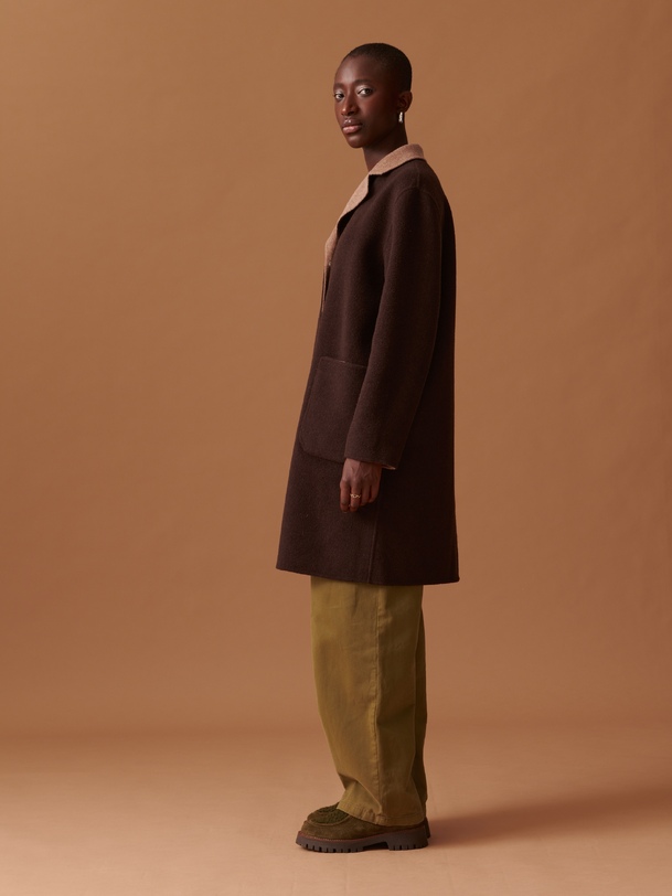 OCEANE COAT -  Sand , Ready-to-wear Bensimon