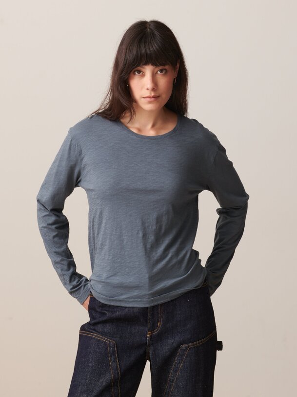 JULY LS T-SHIRT -  Slate , Ready-to-wear Bensimon