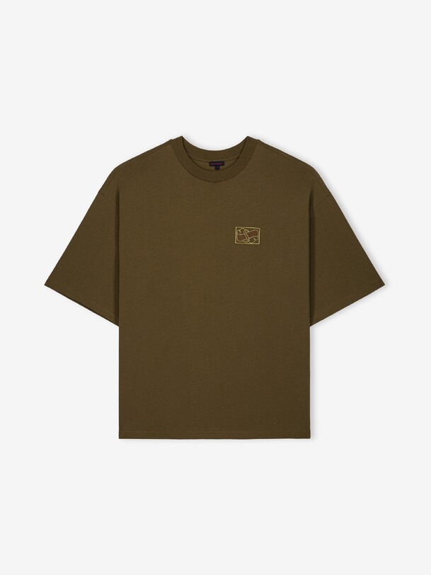 ODERIC T-SHIRT -  Dark olive , Ready-to-wear Bensimon