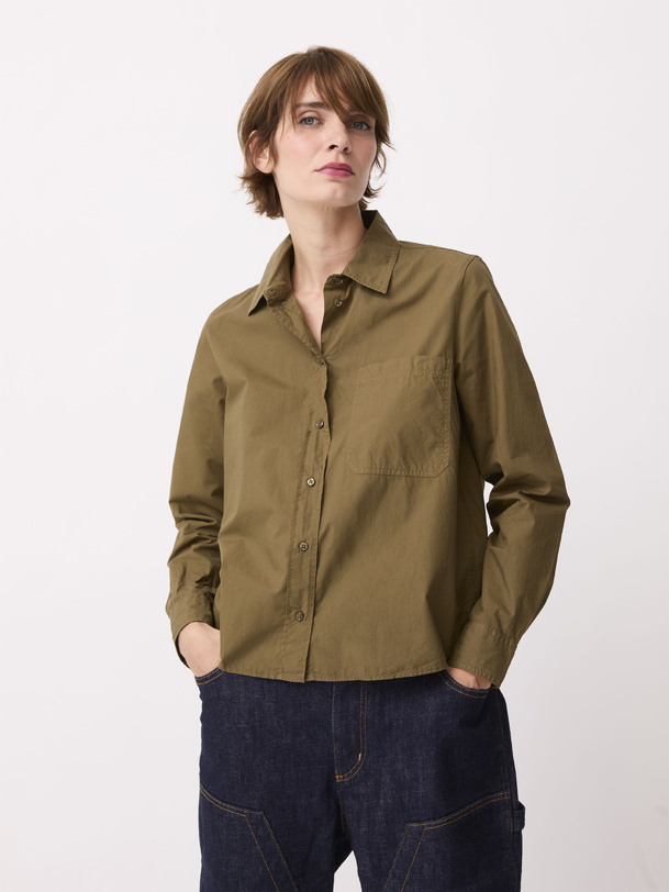 CHEMISE OLGA -  Dark olive , Ready-to-wear Bensimon